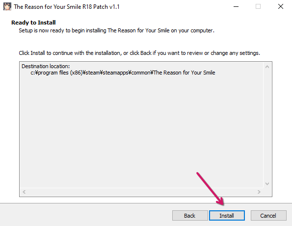 Installing the patch